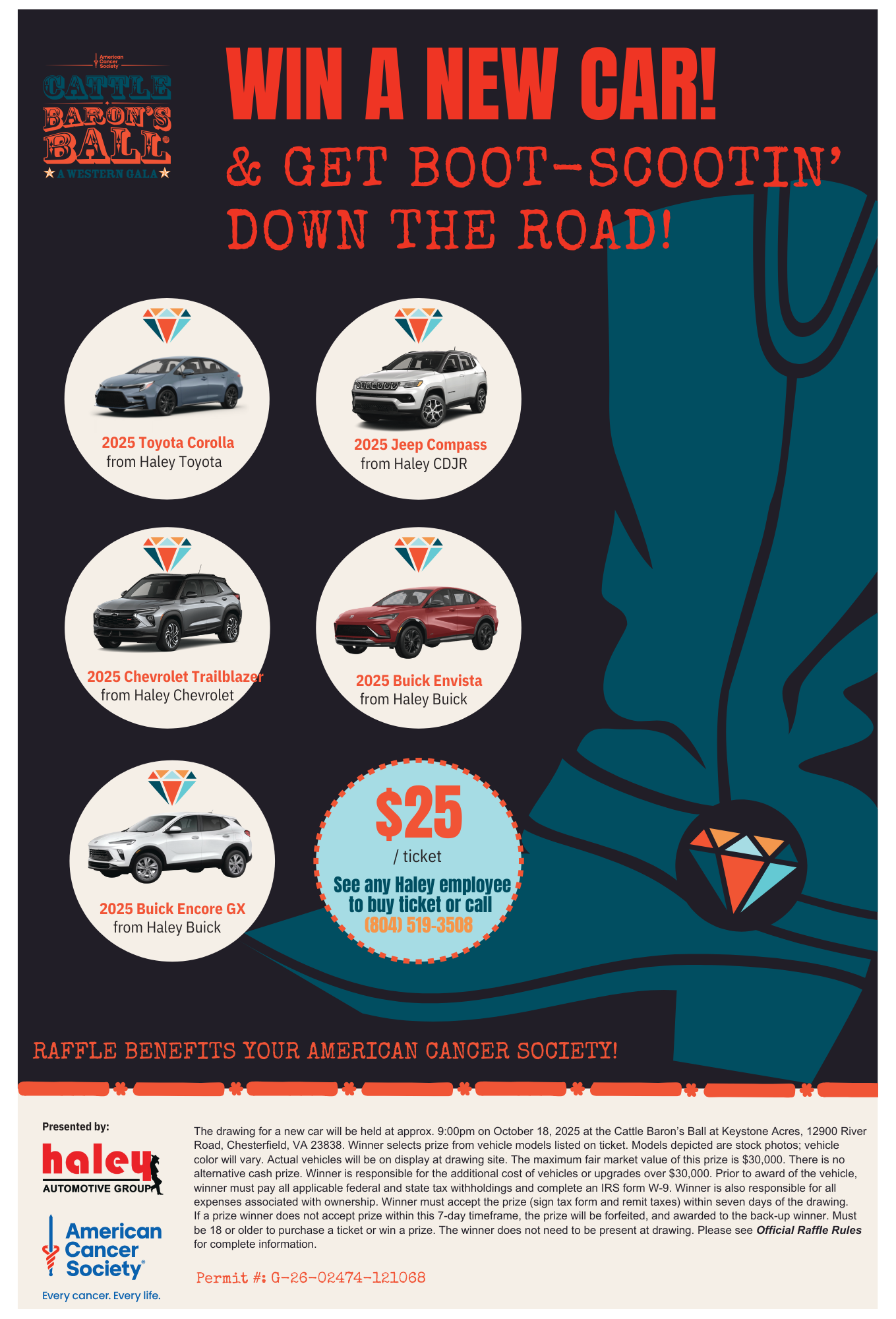 Car Raffle - Richmond Cattle Baron's Ball : Richmond Cattle Baron’s Ball